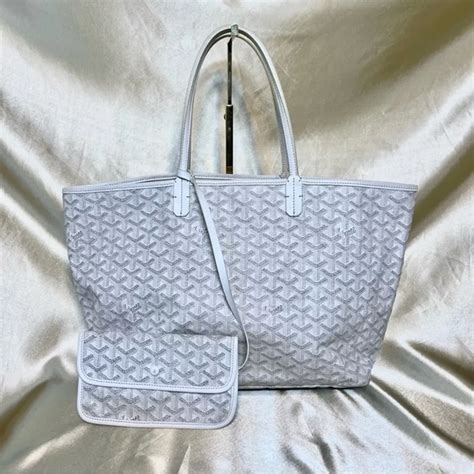 cream goyard tote|real real goyard bags.